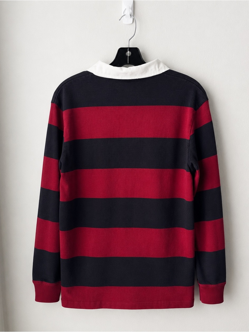 Vintage oversized J. Crew rugby long sleeve-Size S - Picture 2 of 3